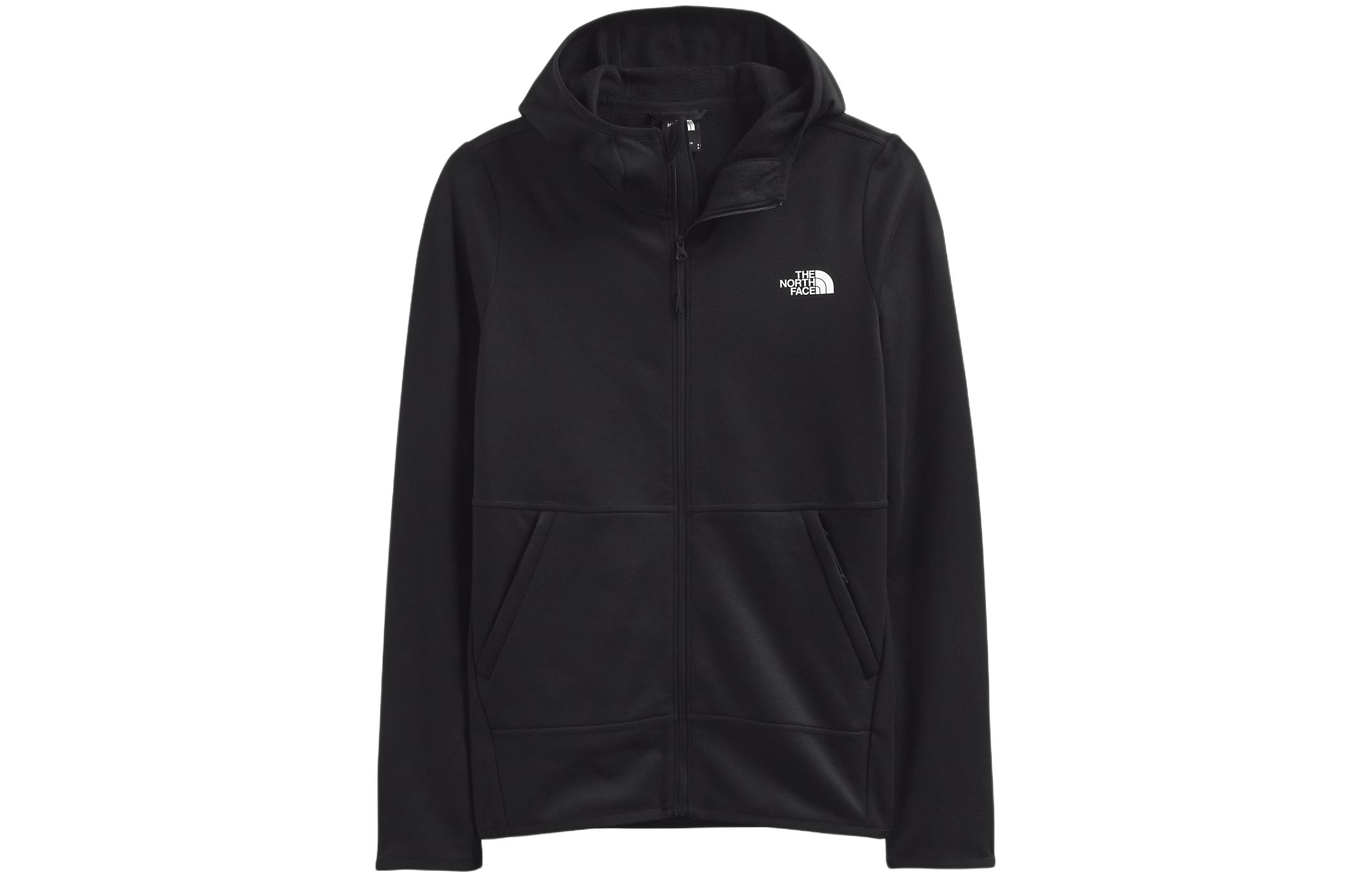 (Women) TNF Canyonlands Hoodie Black Full-Zip Jacket with Logo NF0A5GBC-JK3