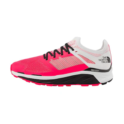 (W) The North Face Flight Vectiv Low Top Sneakers 'White with Brilliant Coral'