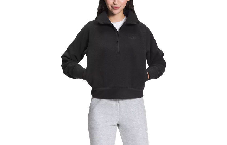 (Women) TNF Casual Sports Microfleece Jacket with Stand Collar NF0A5GE9-KS7