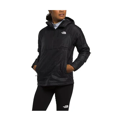 (Women) TNF Circaloft ¼-Zip Hoodie Pullover Jacket Black . NF0A84JD-JK3