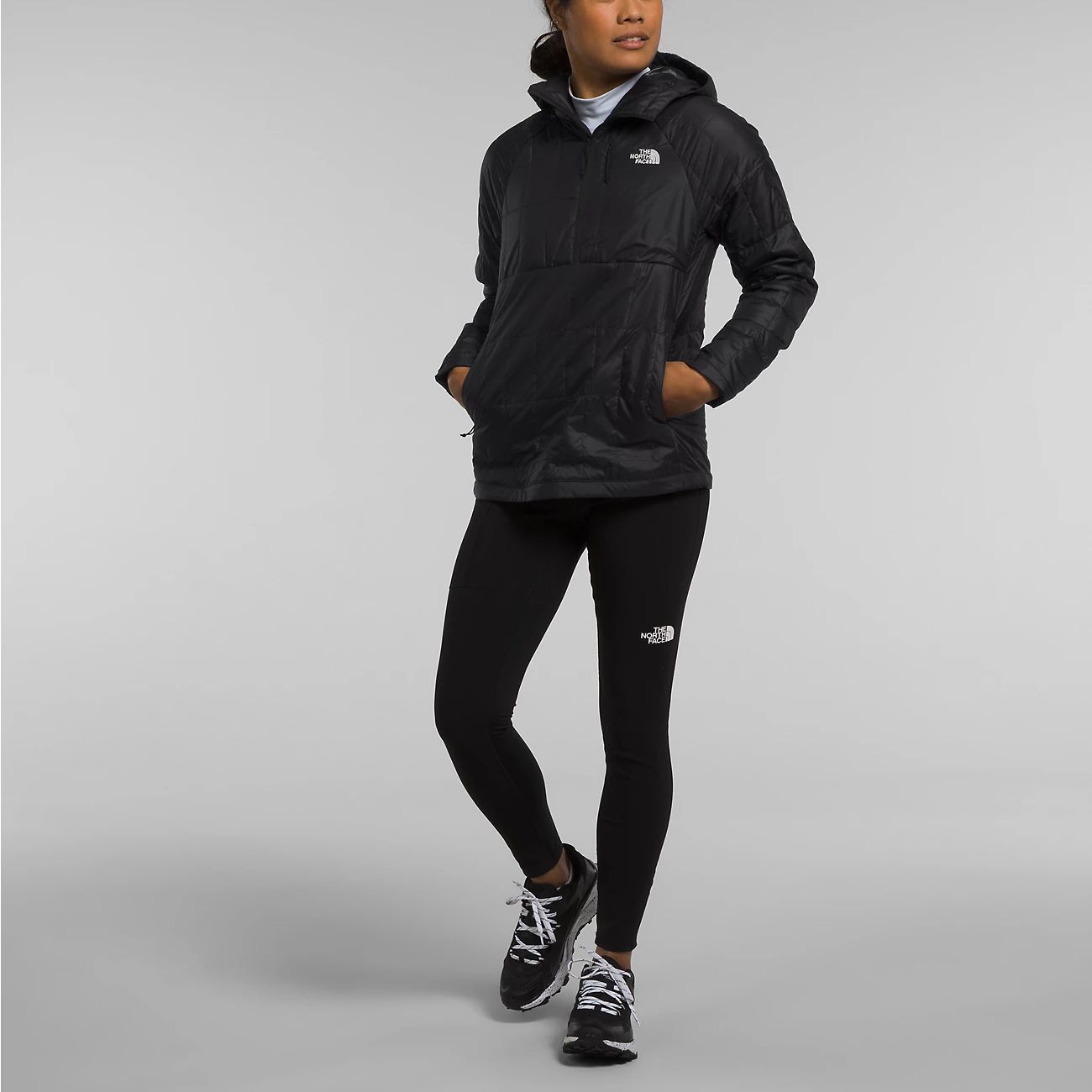 (Women) TNF Circaloft ¼-Zip Hoodie Pullover Jacket Black . NF0A84JD-JK3 圖 3