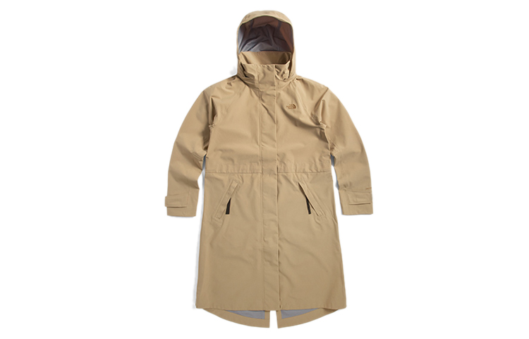 (Women) TNF City Dryvent Waterproof Hooded Jacket Khaki NF0A4U73-H7E