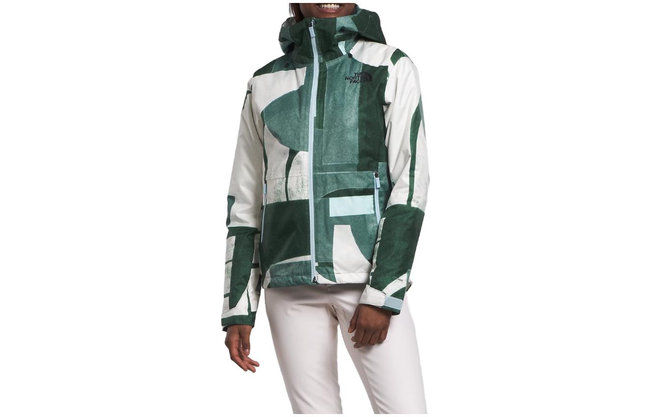 (Women) TNF Clementine Triclimate Green Zip Hoodie Jacket NF0A7WYO-ONN