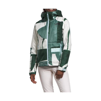 (Women) TNF Clementine Triclimate Green Zip Hoodie Jacket NF0A7WYO-ONN