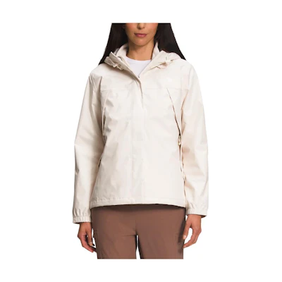 (Women) TNF Colorblock Logo Embroidered Hoodie Jacket Beige NF0A7UKN-P4K