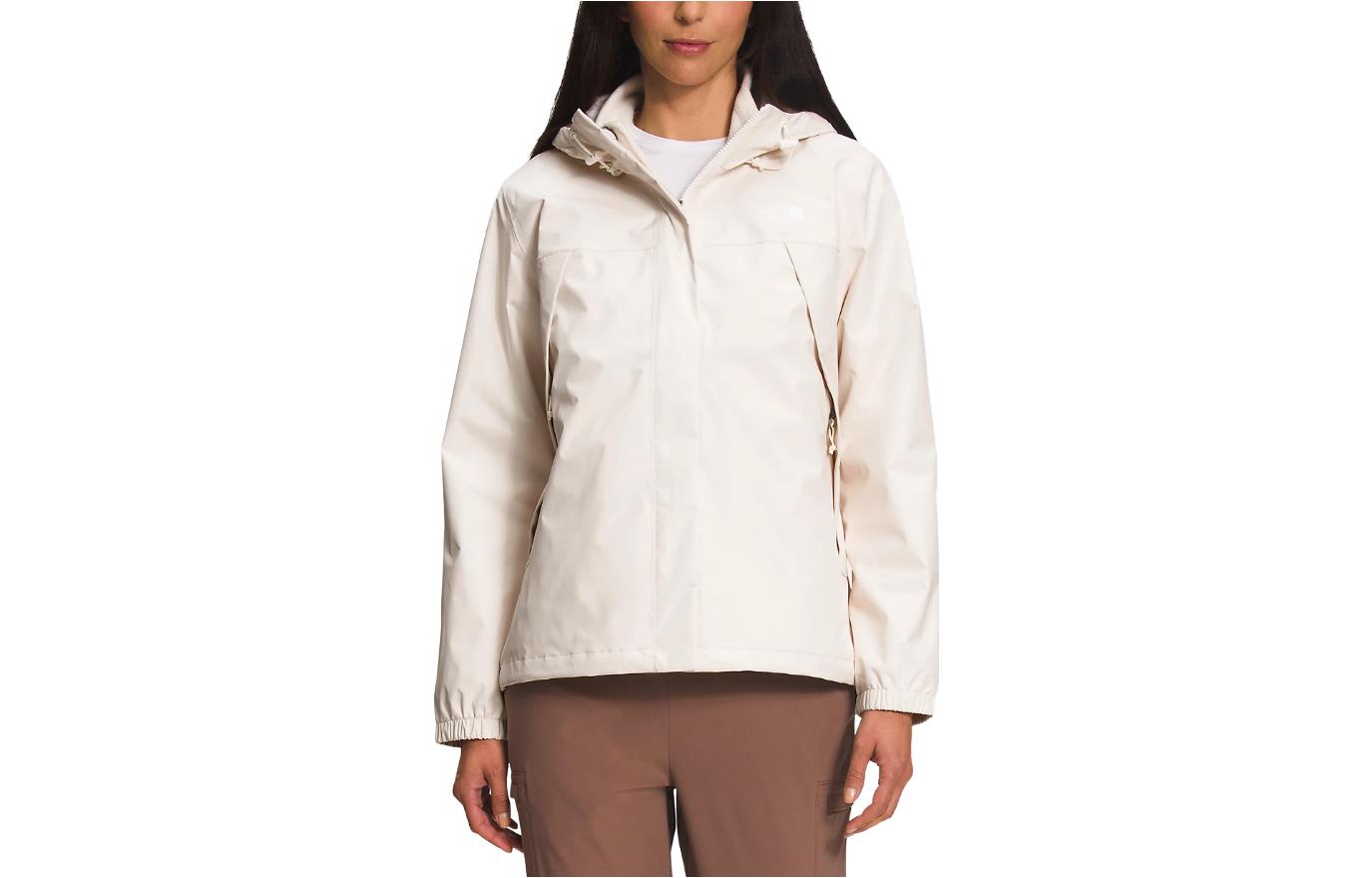 (Women) TNF Colorblock Logo Embroidered Hoodie Jacket Beige NF0A7UKN-P4K 圖 2