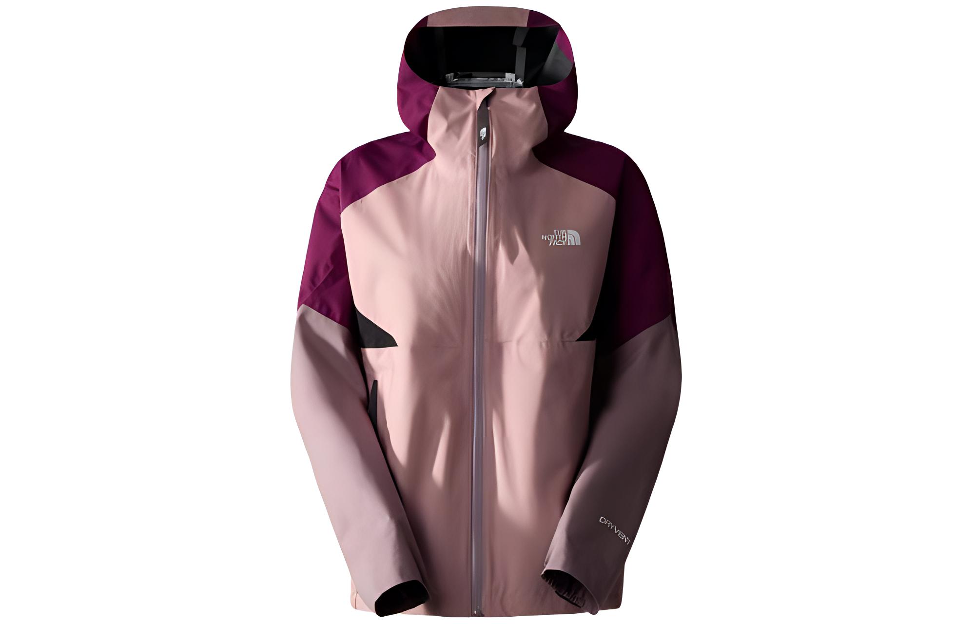 (Women) TNF Colorblock Logo Print Hoodie Jacket - Multicolor NF0A851T-OVB