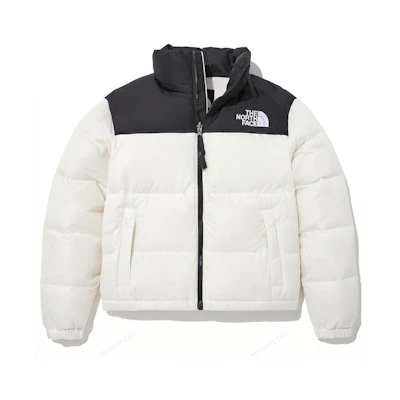 (Women) TNF Colorblock Logo Short Puffer Jacket NF0A55AR-N3N