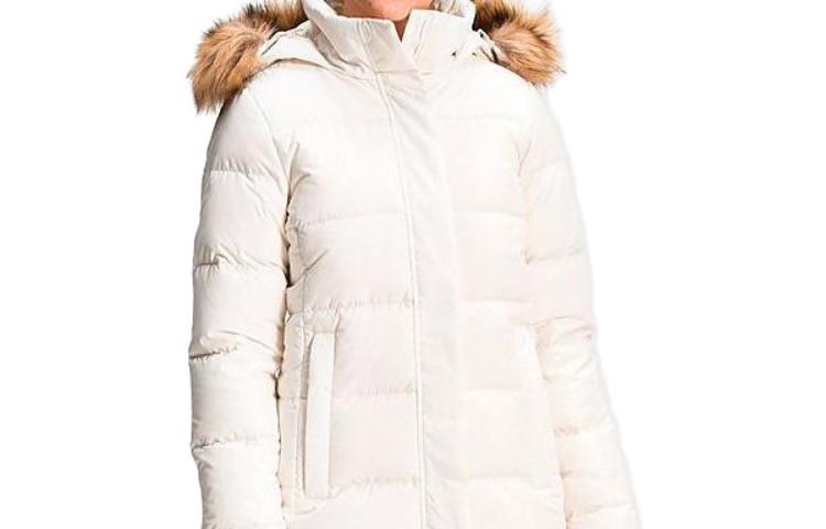 (Women) TNF Cozy White Hoodie Jacket - Warm and Classic Design NF0A4R33-N3N