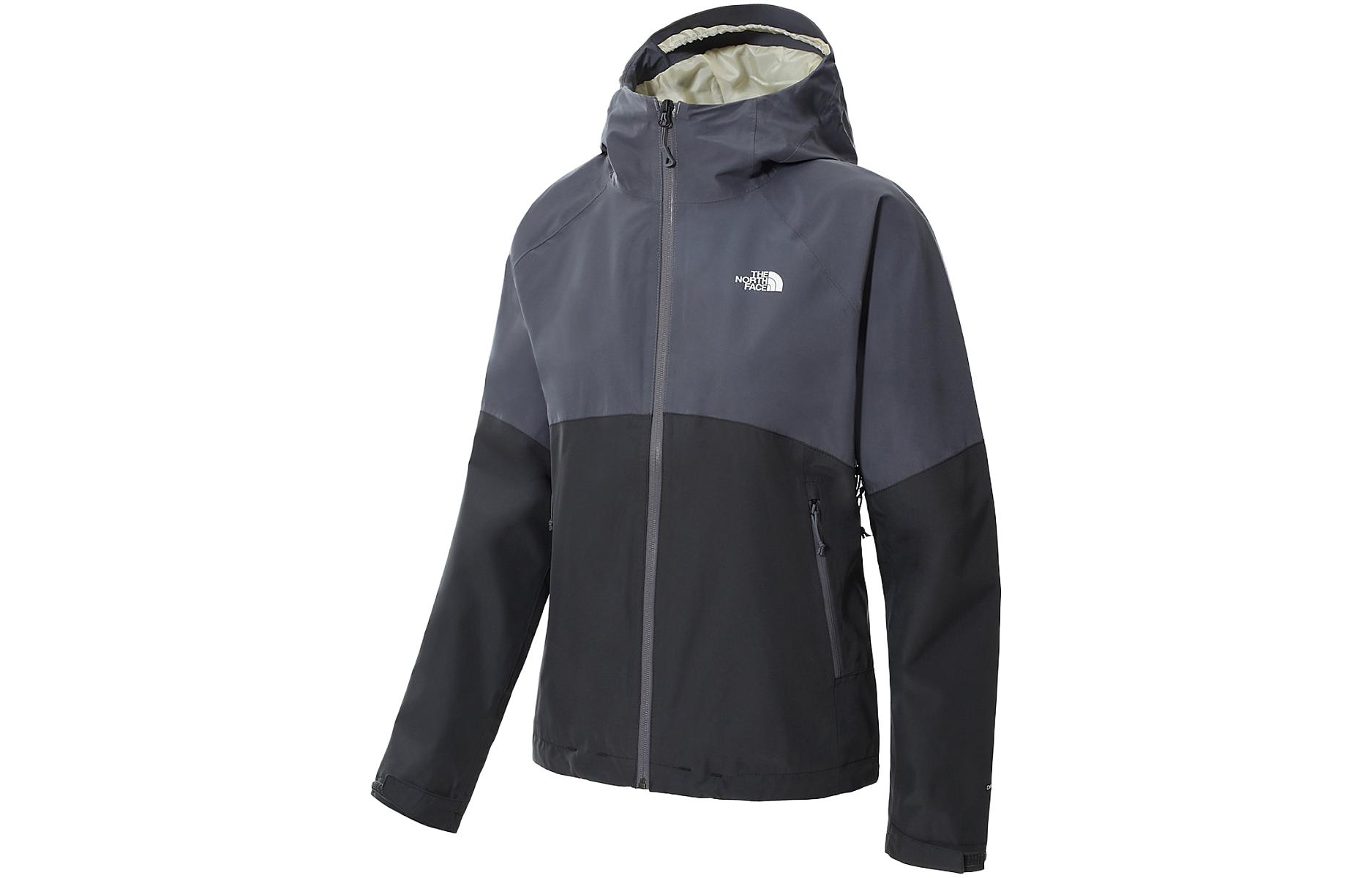 (Women) TNF Diablo Colorblock Windproof Waterproof Hooded Jacket Women Dark Gray NF0A555W-Z0A 圖 2