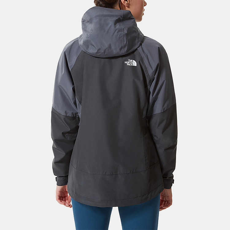 (Women) TNF Diablo Colorblock Windproof Waterproof Hooded Jacket Women Dark Gray NF0A555W-Z0A 圖 8