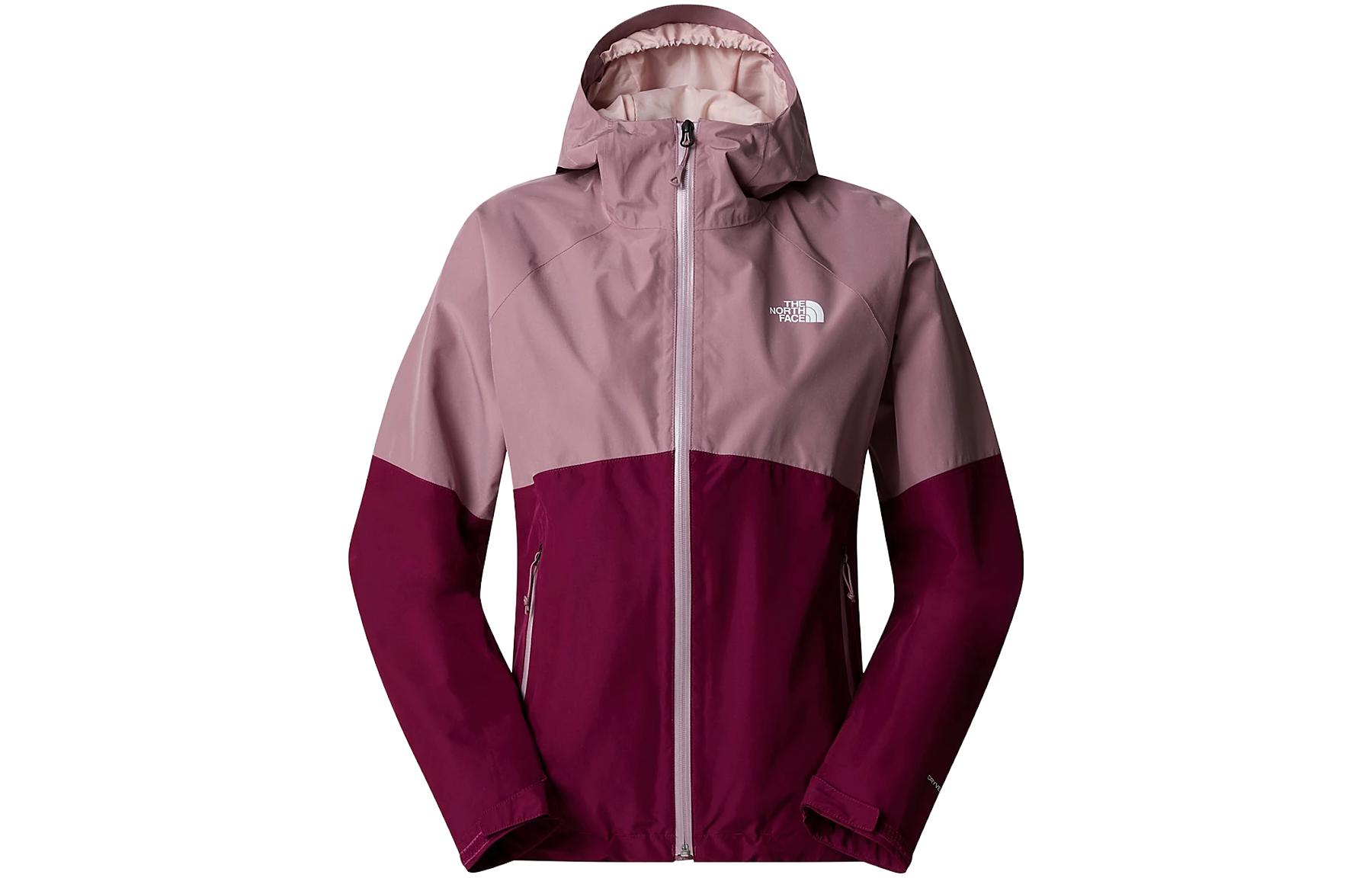 (Women) TNF Diablo Windproof Waterproof Hooded Jacket Burgundy NF0A555W-LCI