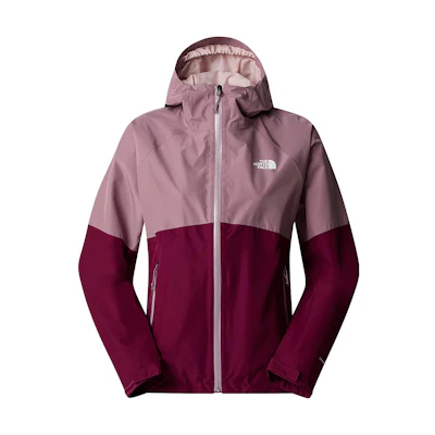(Women) TNF Diablo Windproof Waterproof Hooded Jacket Burgundy NF0A555W-LCI