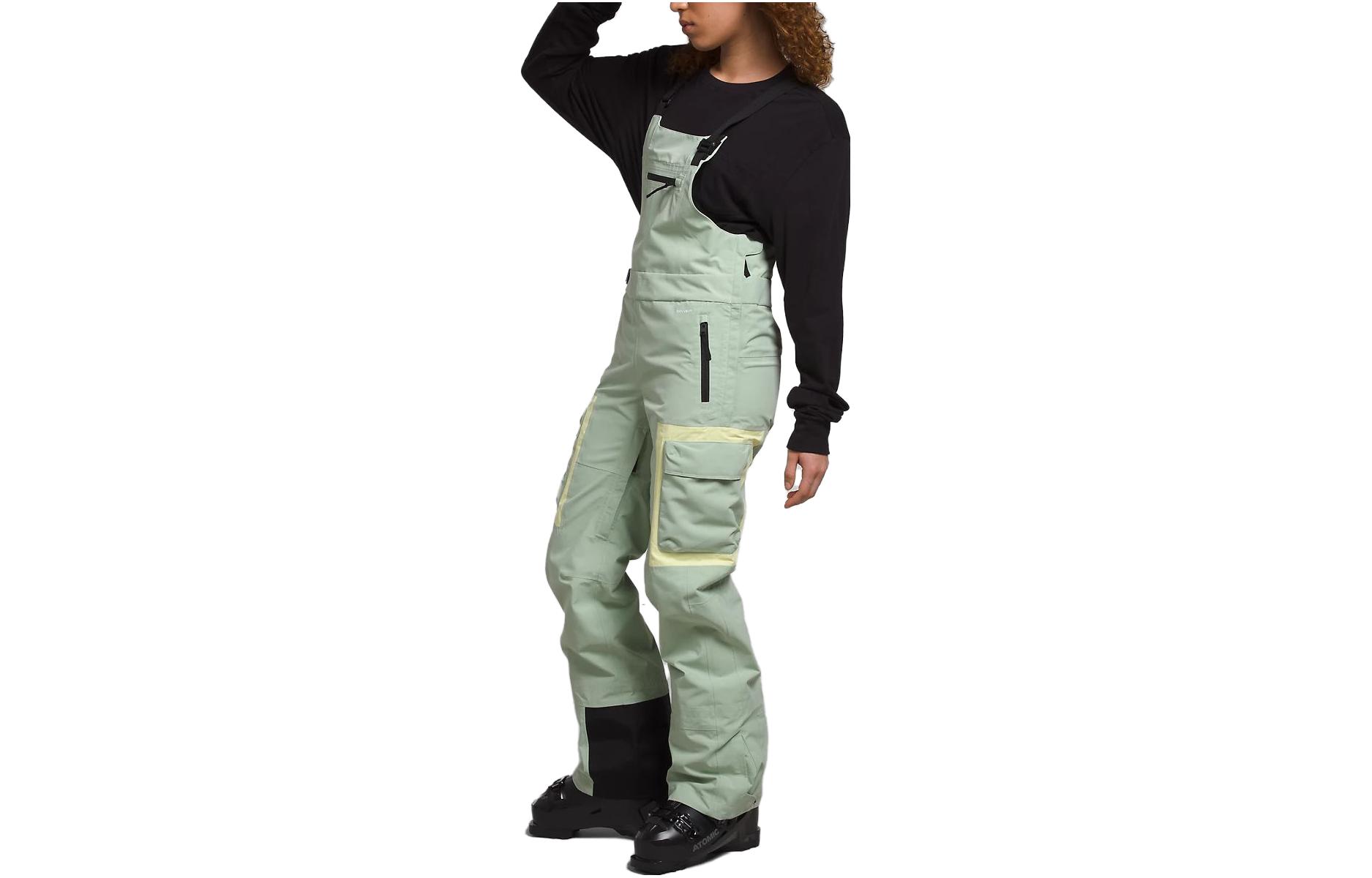 Shop (W) THE NORTH FACE Dragline Celana Ski Warna Blok Print Misty Sage NF0A82VX-I0G