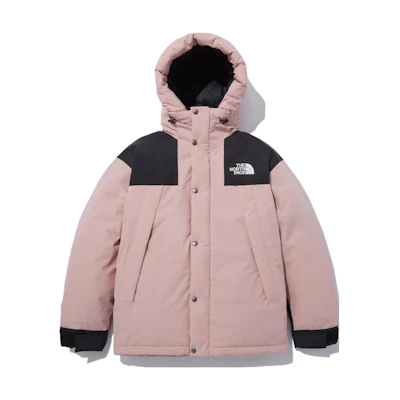 (Women) TNF DryVent Waterproof Down Jacket Pink Hooded Coat NJ2DN62D