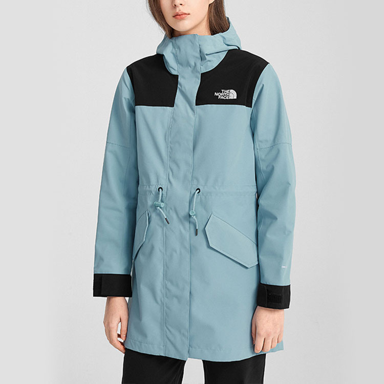(Women) TNF DryVent Waterproof Hooded Jacket Blue NF0A4U9O-BDT 圖 3