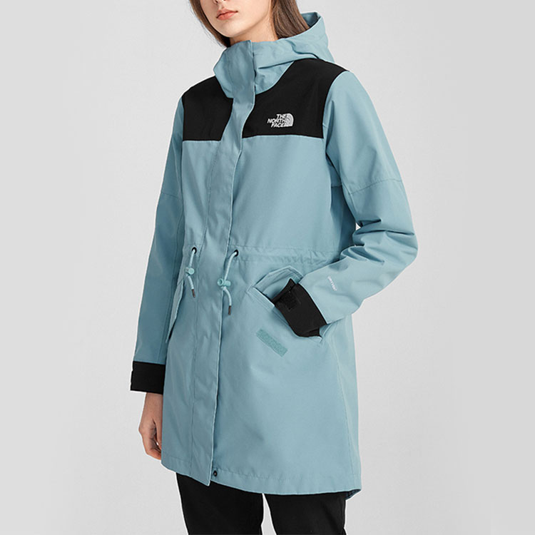 (Women) TNF DryVent Waterproof Hooded Jacket Blue NF0A4U9O-BDT 圖 4