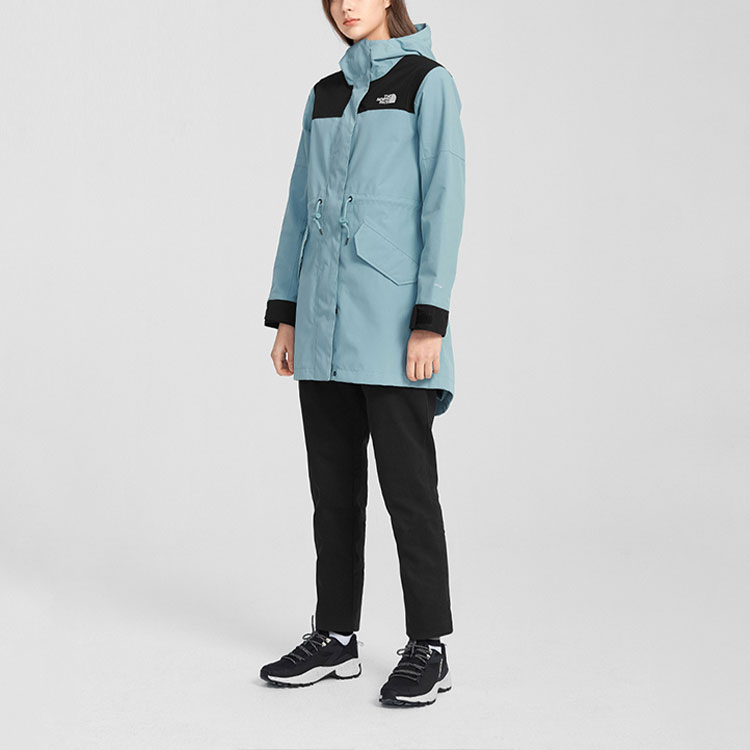 (Women) TNF DryVent Waterproof Hooded Jacket Blue NF0A4U9O-BDT 圖 5