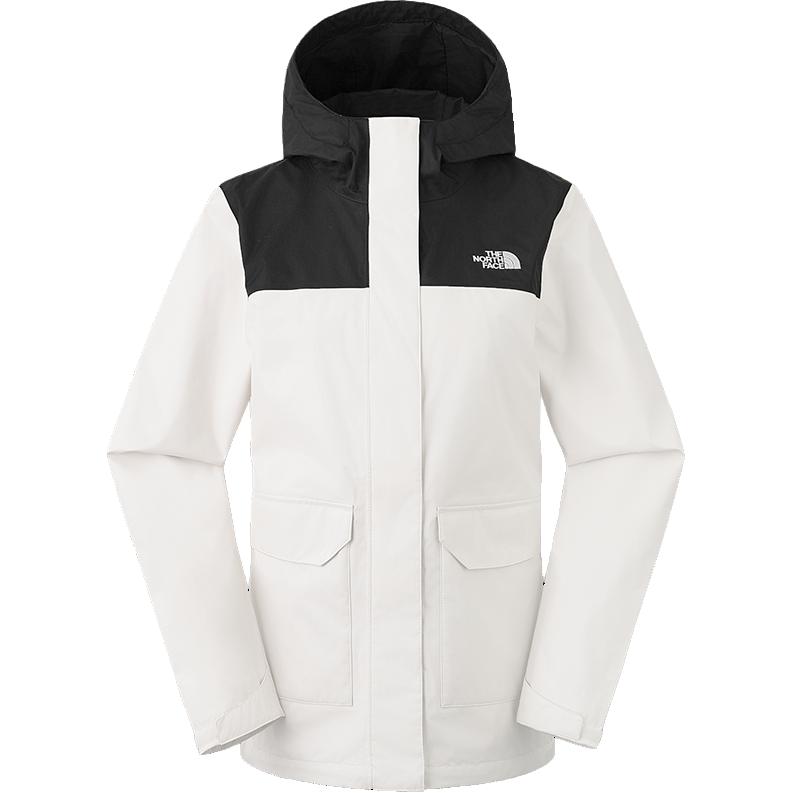 (Women) The North Face Dune White Waterproof Windbreaker Jacket NF0A88RS-ROU