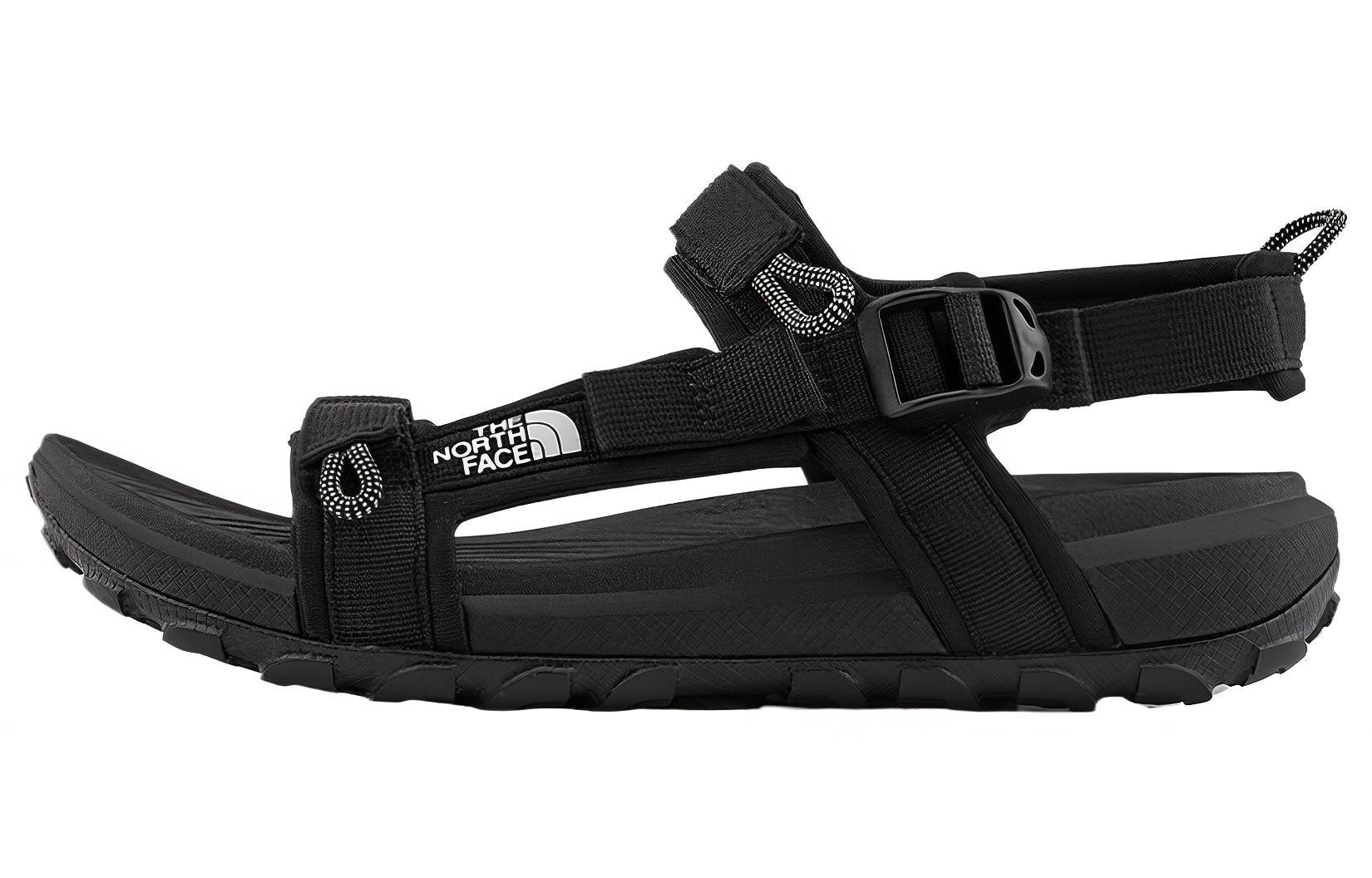 (Women) The North Face Explore Camp Black Sandals - Comfy, Non-slip, Durable Casual. A8ADR-KX7