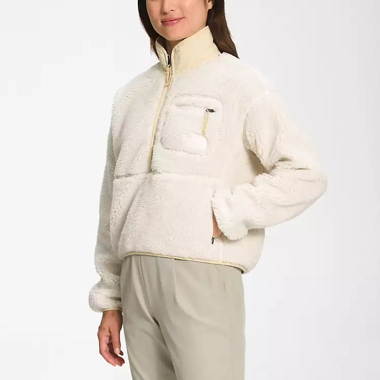 (Women) TNF Fleece High-Neck Sweatshirt White NF0A7URO-N3N 圖 4