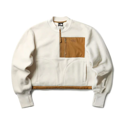 (Women) TNF Fleece Pullover with Utility Pockets - White NF0A5JVB-N3N