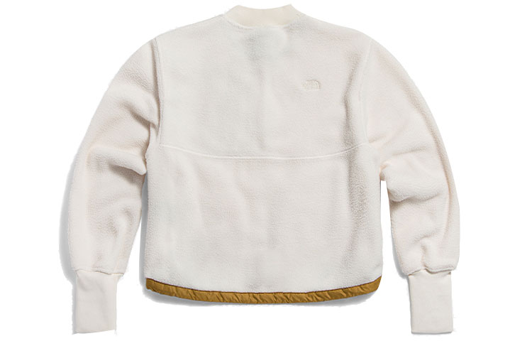 Lookbook (W) The North Face 白色多功能口袋抓毛套頭上衣 NF0A5JVB-N3N