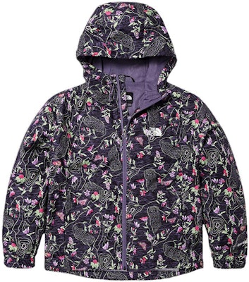 (Women) The North Face Floral Print Windproof Zip Hoodie Jacket Black NF0A81O1-IAY Buy (Women) The North Face Floral Print Windproof Zip Hoodie Jacket Black NF0A81O1-IAY