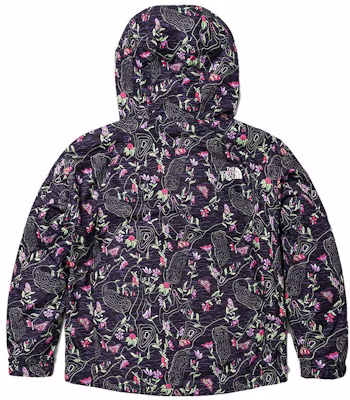 (Women) The North Face Floral Print Windproof Zip Hoodie Jacket Black NF0A81O1-IAY Lookbook (Women) The North Face Floral Print Windproof Zip Hoodie Jacket Black NF0A81O1-IAY