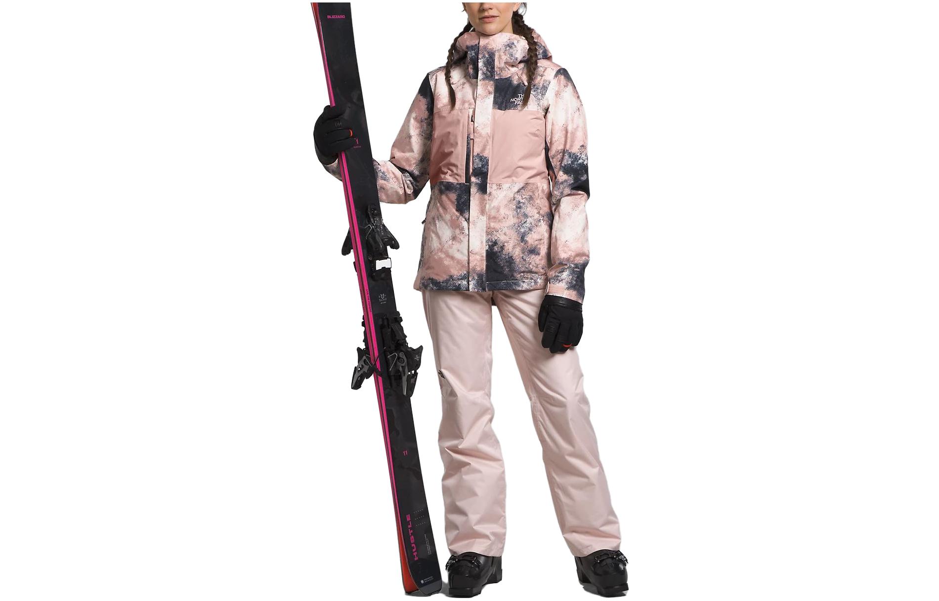 (Women) The North Face Freedom Pink Camo Waterproof Insulated Jacket NF0A7WYK-OP0