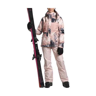 (Women) TNF Freedom Pink Camo Waterproof Insulated Jacket NF0A7WYK-OP0