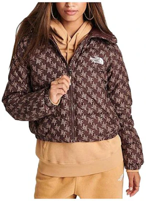 (Women) The North Face Full-Print Long Sleeve Jacket in Coal Brown NF0A5GXX-201 Buy (Women) The North Face Full-Print Long Sleeve Jacket in Coal Brown NF0A5GXX-201