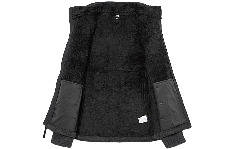 (Women) TNF Furry Fleece Jacket Grey Long-Sleeve Casual Outerwear NJ4FM81A 圖 4