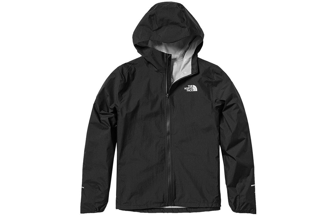 (Women) TNF FW22 Black Zip-Up Hoodie Jacket with Logo Print NF0A5387-JK3