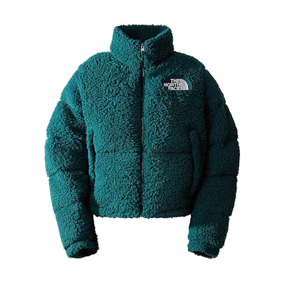 (Women) TNF FW22 Green Embroidered Logo Zip-Up Jacket NF0A7WSK-D7V