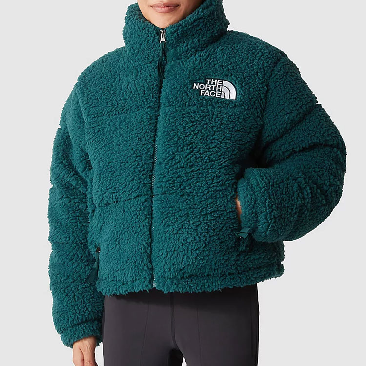 Cheap (W) The North Face FW22 綠色刺繡標誌拉鍊外套 NF0A7WSK-D7V