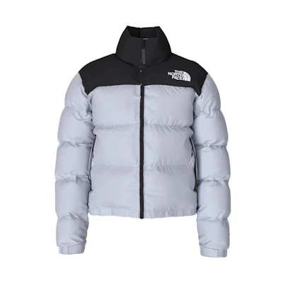 (Women) TNF FW23 Nuptse 1996 Retro Colorblock Teal Down Jacket NF0A3XEO-LPI