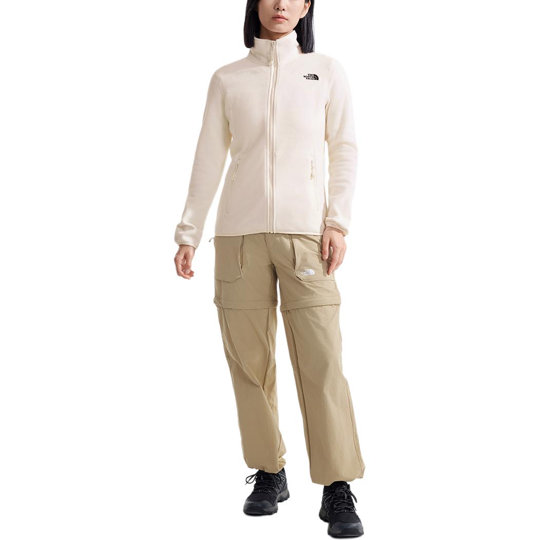 (Women) TNF Glacier Fleece Jacket Sand Dune White Outdoor Sportswear NF0A8AYF-QLI 圖 3