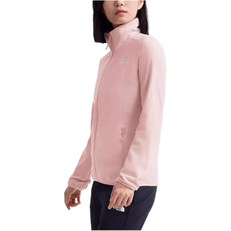 (Women) TNF Glacier Fleece Jacket Women’s Soft Mist Pink Outdoor Sportswear NF0A8AYF-LK6 圖 5