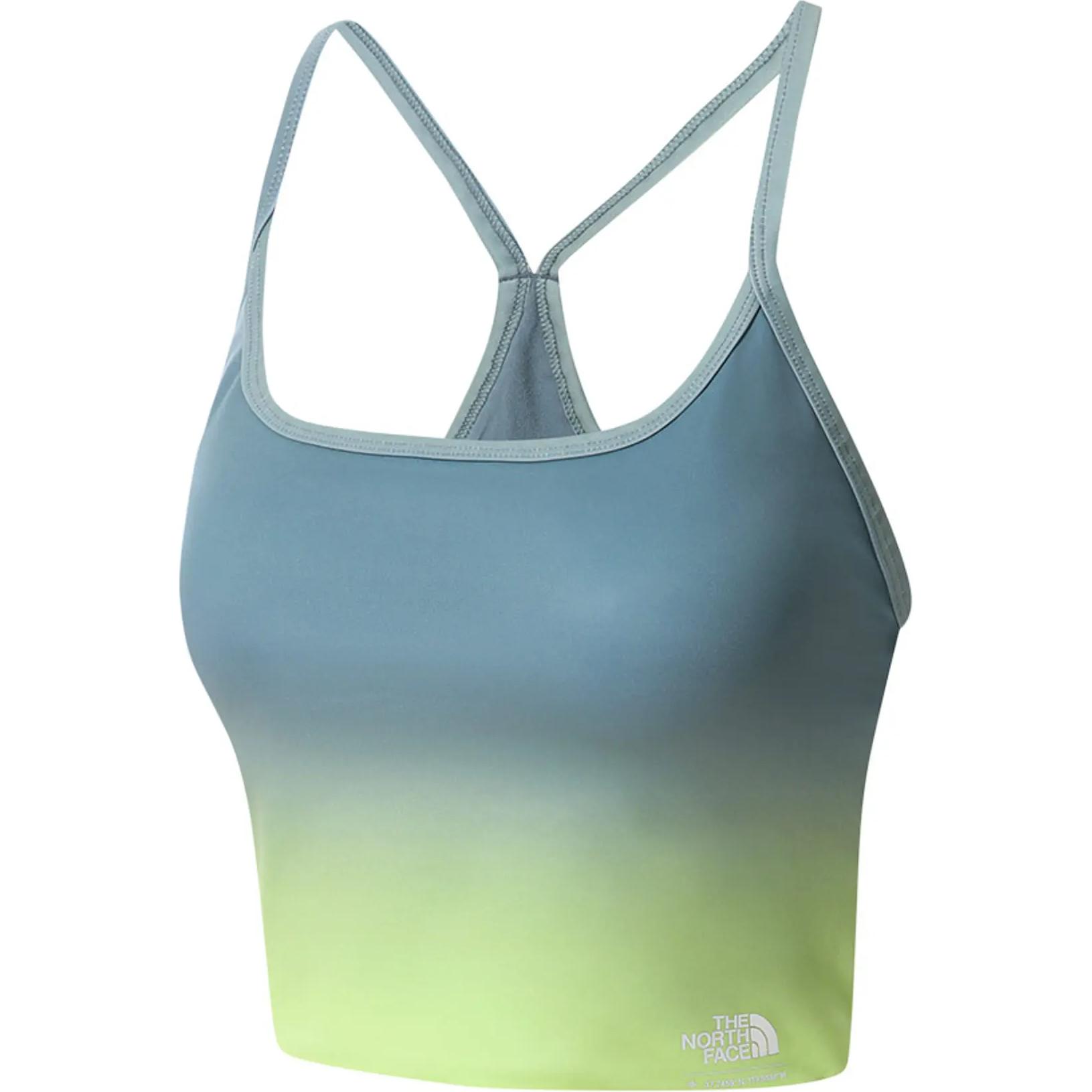 (Women) The North Face Gradient Logo Soft Comfortable Vest - Blue/Green NF0A7QGB-54B