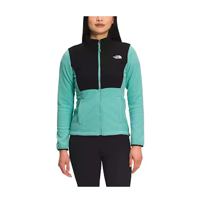 (Women) TNF Green/Black Logo Embroidered Hoodie Jacket NF0A7UKN-856