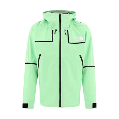(Women) TNF Green Colorblock Logo Casual Hoodie Jacket NF0A7UQG-6S0
