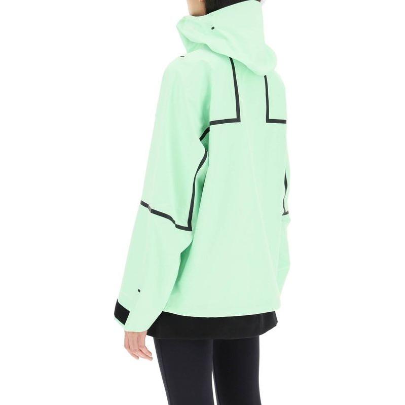 (Women) TNF Green Colorblock Logo Casual Hoodie Jacket NF0A7UQG-6S0 圖 5