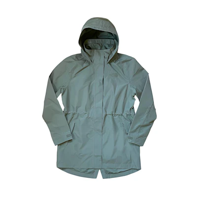 (Women) TNF Green Detachable Hood Casual Sports Jacket NF0A5IUR-V1T