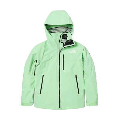(Women) TNF Green Waterproof Outdoor Jacket with Logo Print NF0A7UU5-6S0