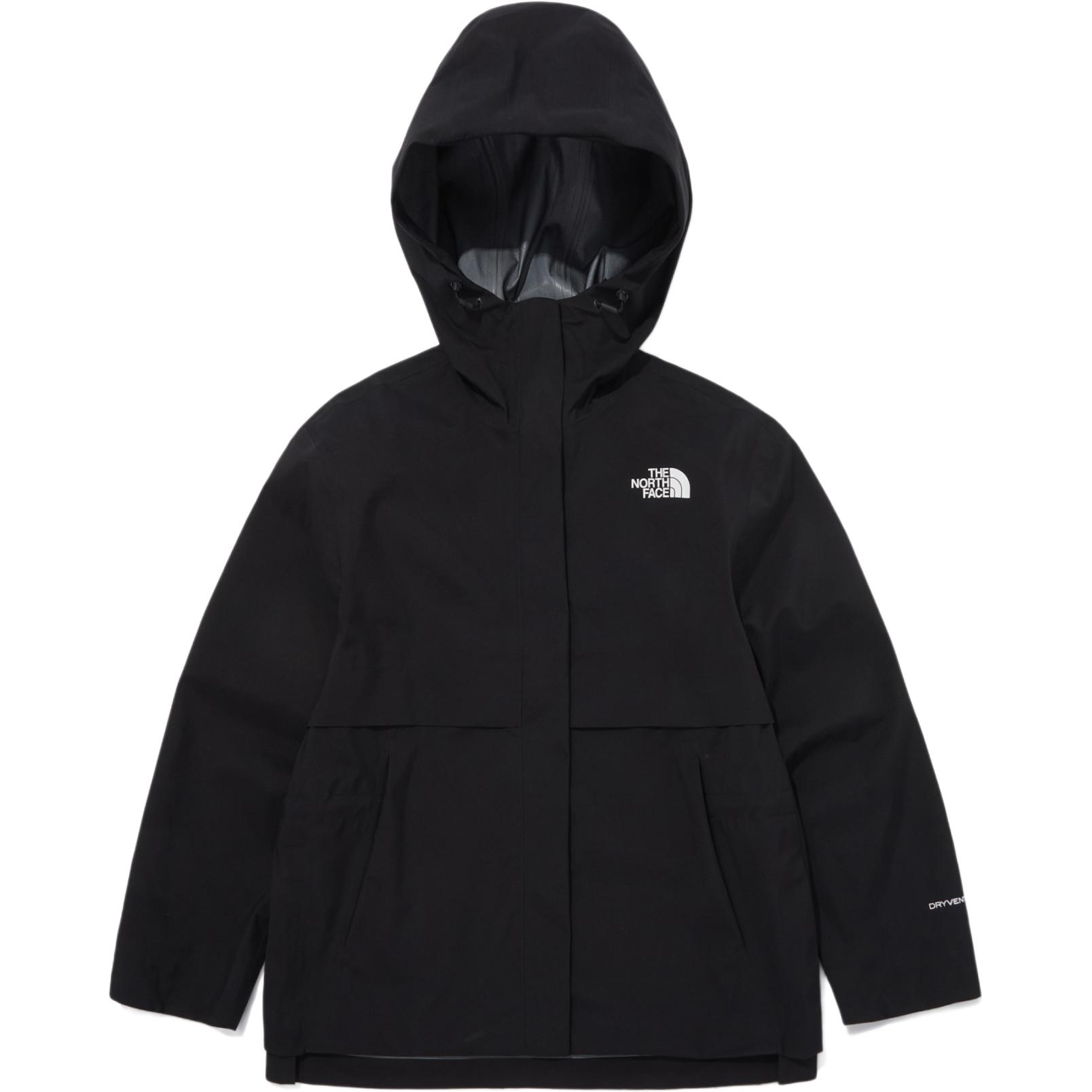 (Women) TNF Hemis Parka Black Jacket with Logo NJ2HQ32A