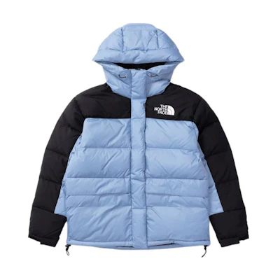 (Women) TNF Himalayan Down Parka Blue with Logo and Hood NF0A4R2W-73A