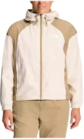 (Women) The North Face Hooded Colorblock Logo Jacket Light Khaki NF0A5J5W-HO5 (Women) The North Face Hooded Colorblock Logo Jacket Light Khaki NF0A5J5W-HO5