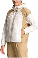 Shop (Women) The North Face Hooded Colorblock Logo Jacket Light Khaki NF0A5J5W-HO5