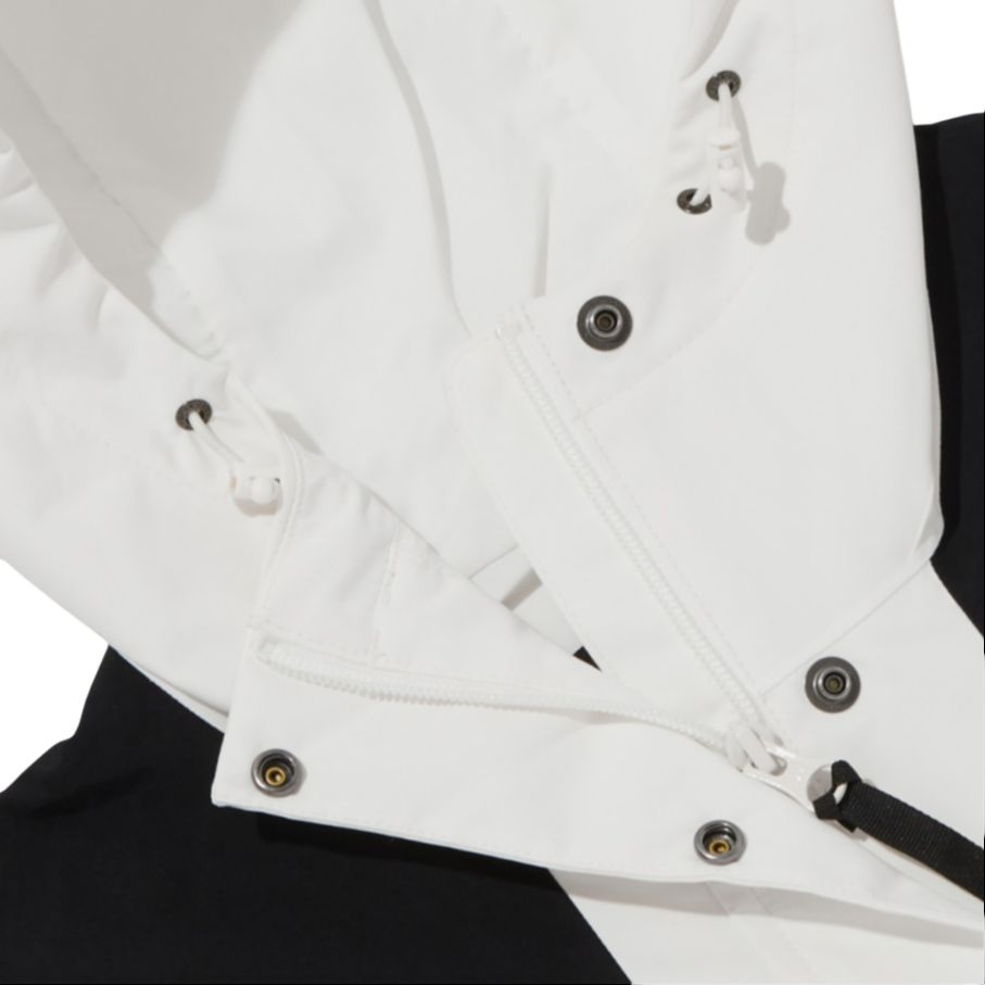 (Women) TNF Ivory Full-Zip Waterproof Jacket with Logo Embroidery NJ2HQ80A 圖 5